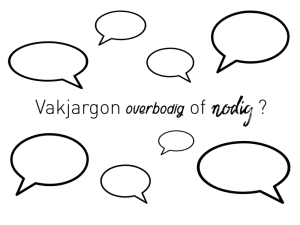 Vakjargon overbodig of nodig? cover