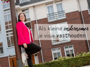 Als kleine ondernemer je visie vasthouden cover