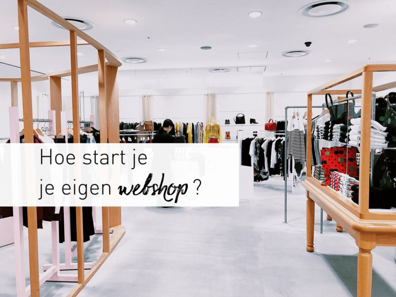 Hoe start je een eigen webshop? cover
